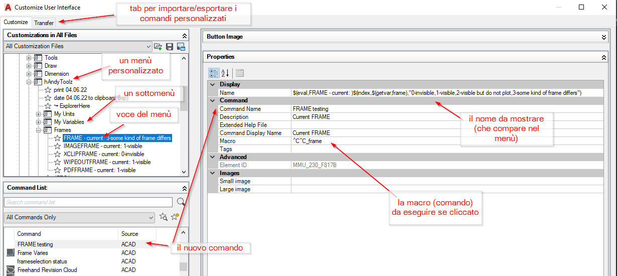 custom user interface