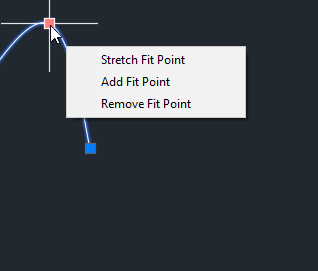 Ahovering spline internal point